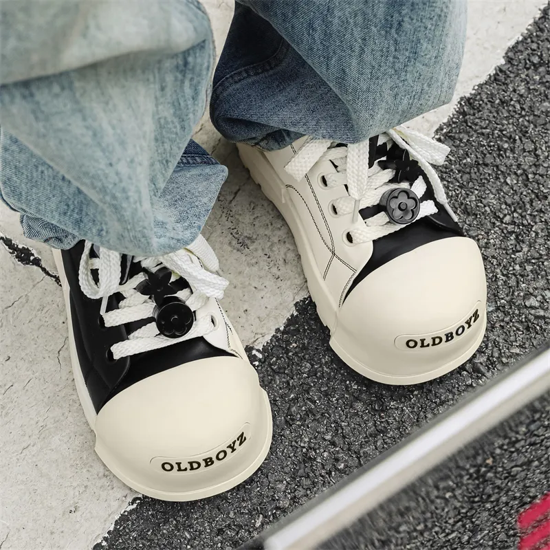 APRHE Anti Slip And Wear Resistant Height Increasing Low Top Skateboard Shoes Unisex-13