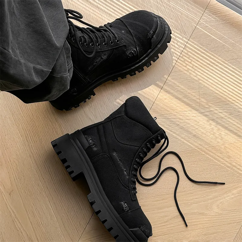 APRHE Martin Boots Men Black-3