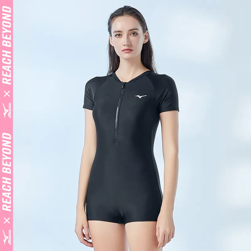 Mizuno One-Piece Swimsuits Women's N2CA1347 Black-1