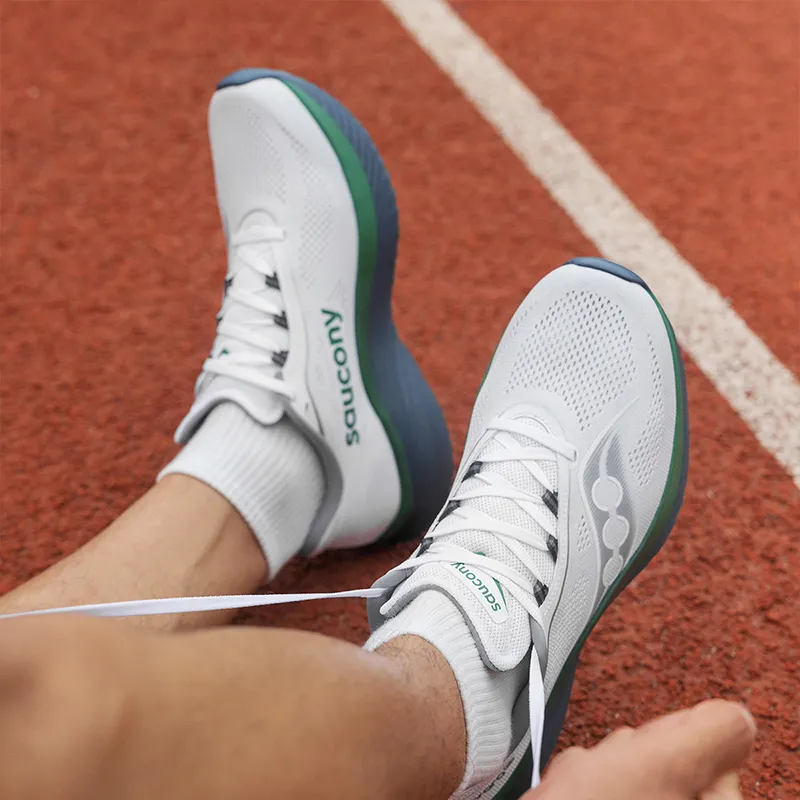 Saucony Kinvara 15 White Navy-6