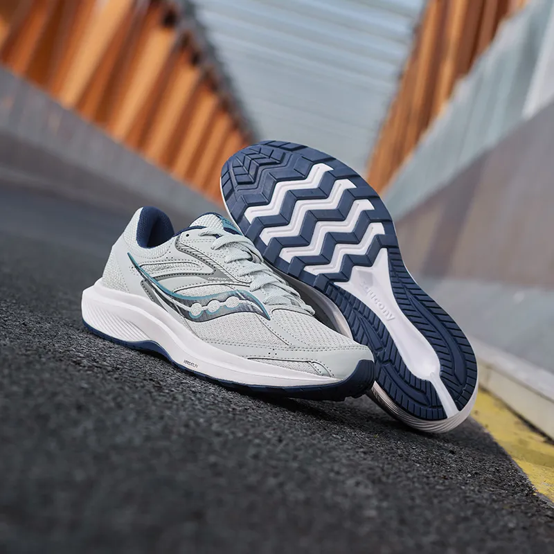 Saucony Low Top Entry Level Everyday Running Shoes Men's Gray Blue-7