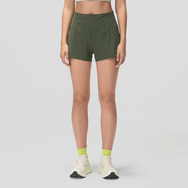 Saucony Sports Shorts Women's Coffee Brown-2
