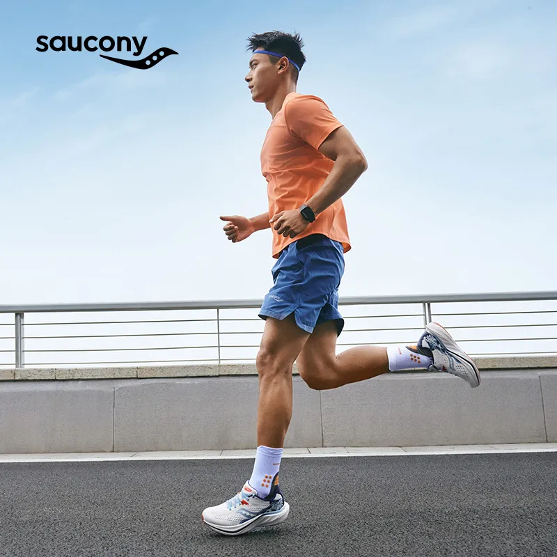 Saucony Slay 2 Coverage Low Top Carbon Plate Training Running Shoes Unisex White Blue-10
