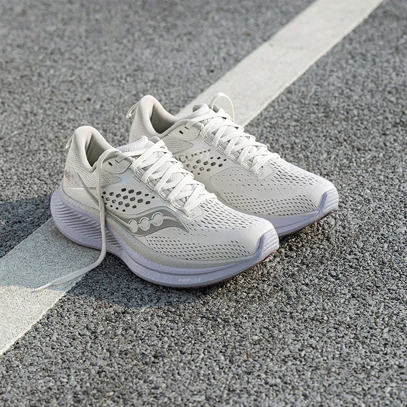 Saucony Everyday Cushioning Jogging Training Shoes Women's Light Gray Pink-7