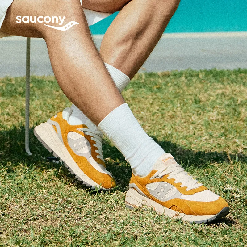 Saucony Reshape Shoe Type And Lines Unisex Yellow White-5