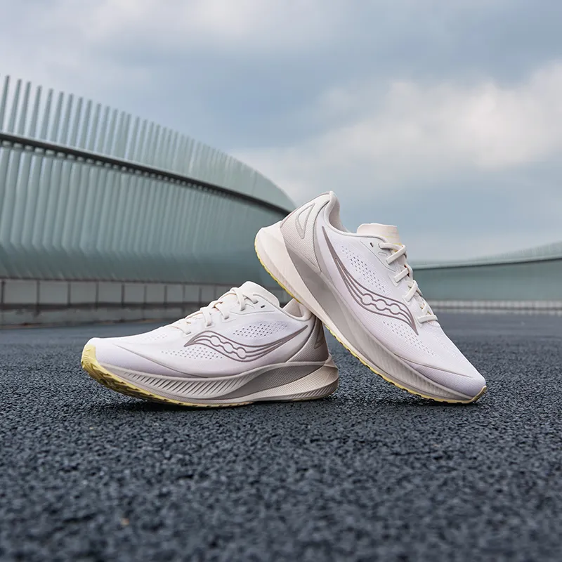 Saucony Low Top Lightweight Training Cushioning Running Shoes Men's Beige Coffee-6