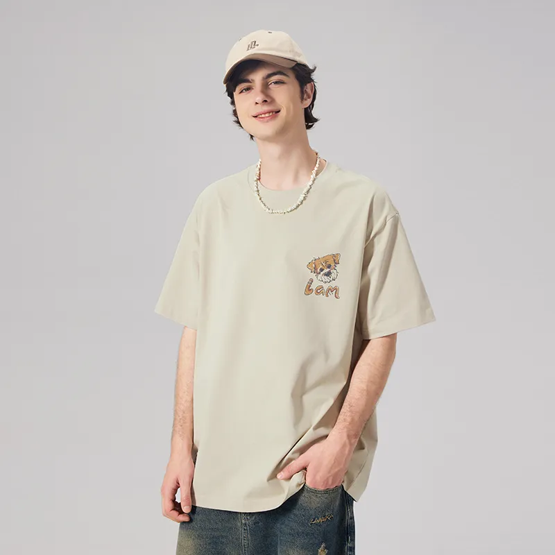 LAMLICKA T Shirt Unisex Apricot-4