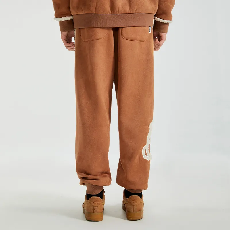 LAMLICKA Casual Pants Unisex Khaki-6