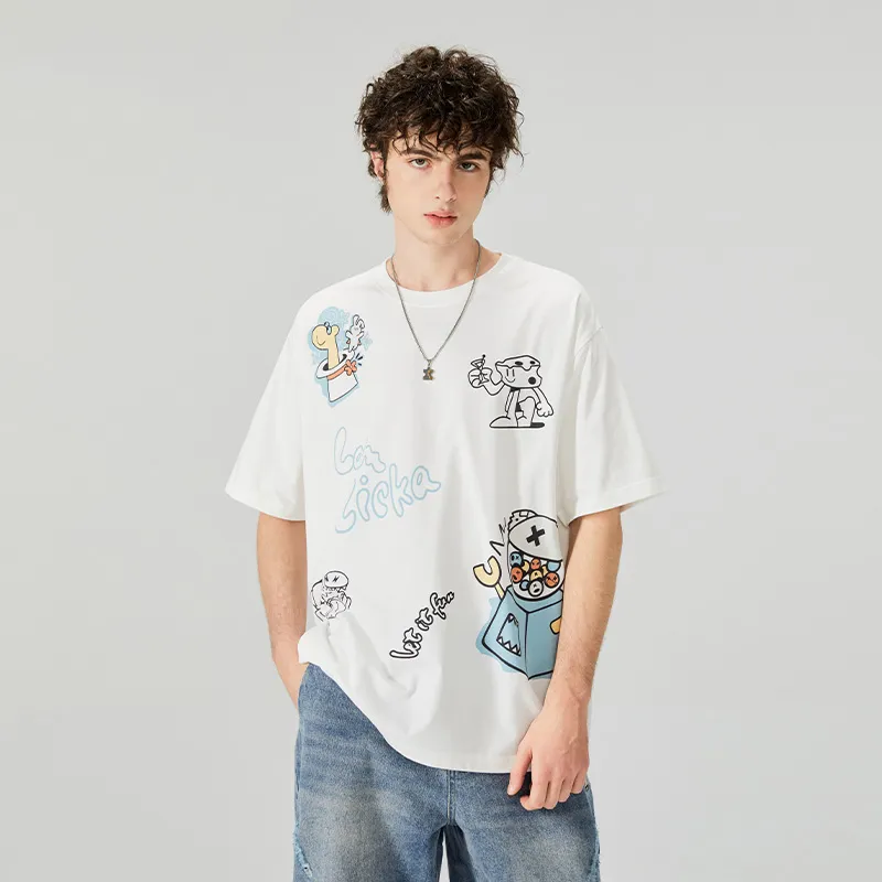 LAMLICKA x AIDEMENG LIANMINGKUAN SS24 T Shirt Unisex-2