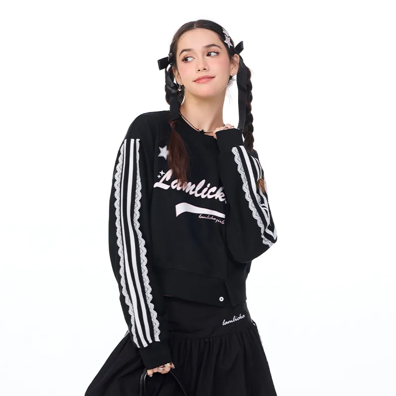 LAMLICKA Sweatshirt Women's Black-2