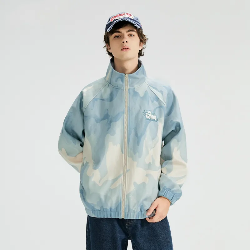LAMLICKA Jackets Unisex Blue-4