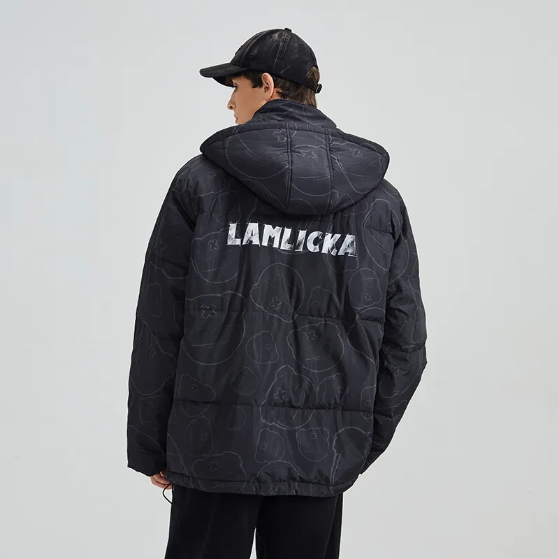 LAMLICKA Puffer Jackets Unisex Black-3
