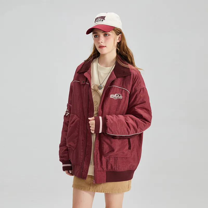 LAMLICKA Puffer Jackets Unisex Red-5
