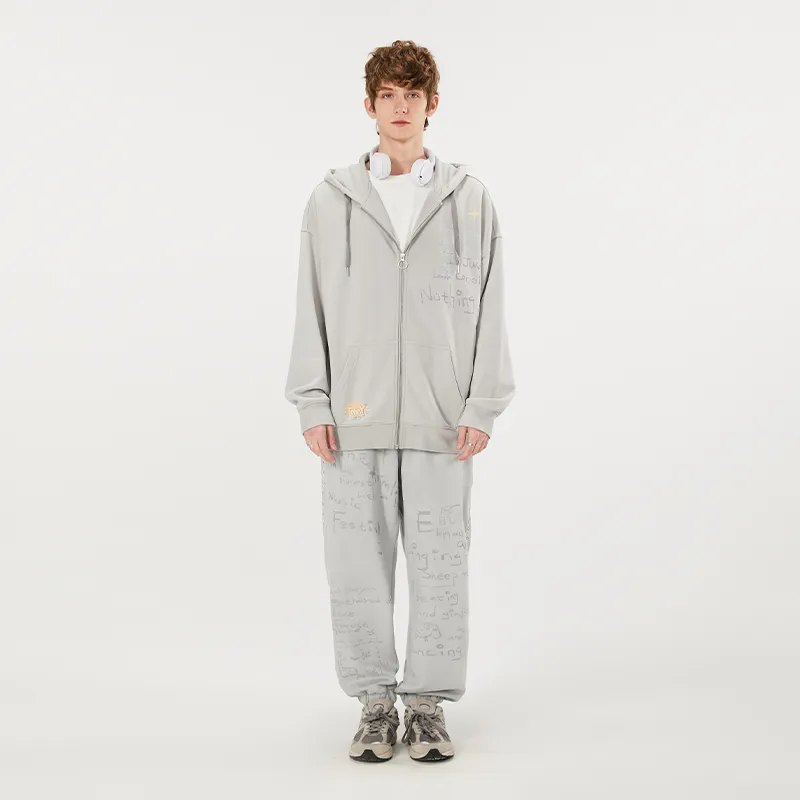 LAMLICKA SS24 Sweatshirt Unisex Gray-6