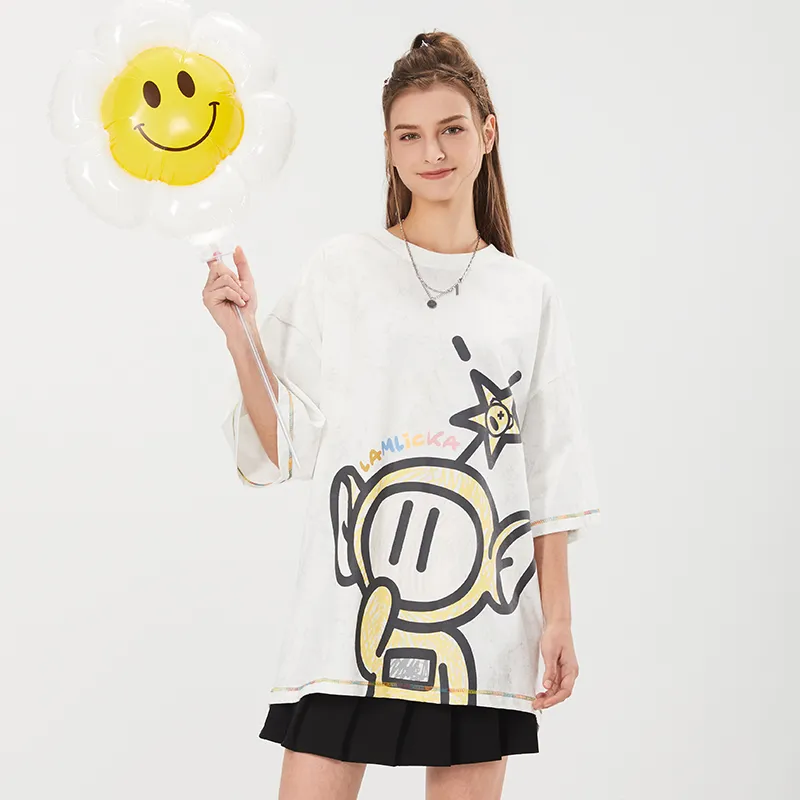 LAMLICKA x AIDEMENG T Shirt Unisex Apricot-8