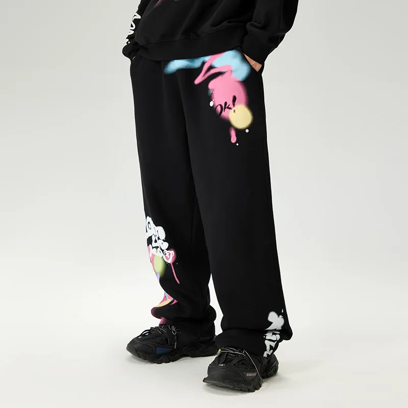 LAMLICKA Casual Pants Unisex White-8