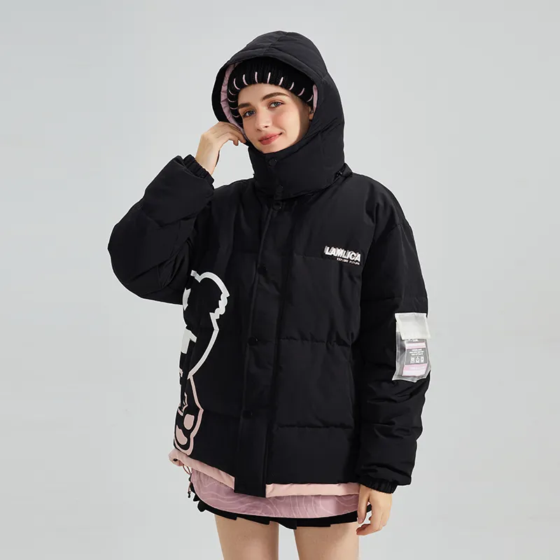 LAMLICKA Puffer Jackets Unisex Black-8