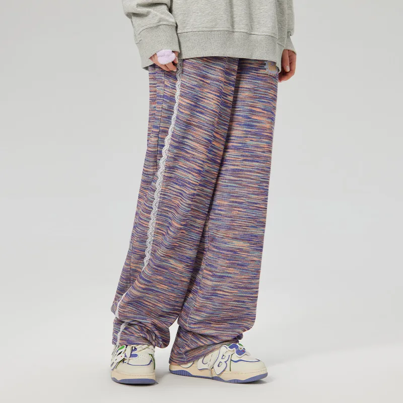 LAMLICKA Casual Pants Women's Light Purple-4