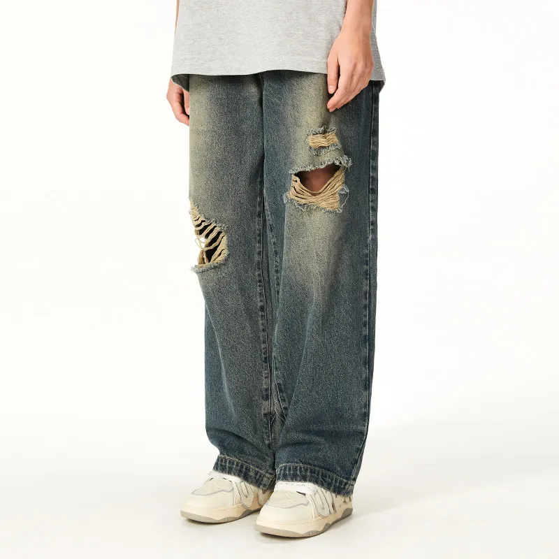 LAMLICKA Jeans Unisex Blue-4