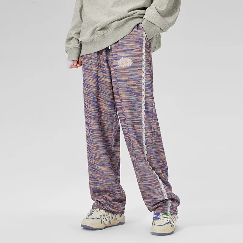 LAMLICKA Casual Pants Women's Light Purple-2
