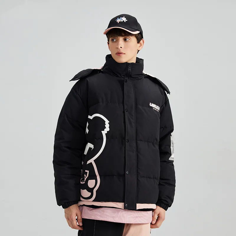 LAMLICKA Puffer Jackets Unisex Black-6