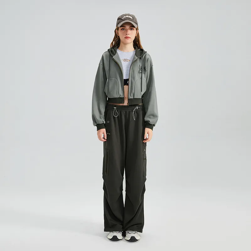 LAMLICKA Cargo Pants Unisex Gray-6