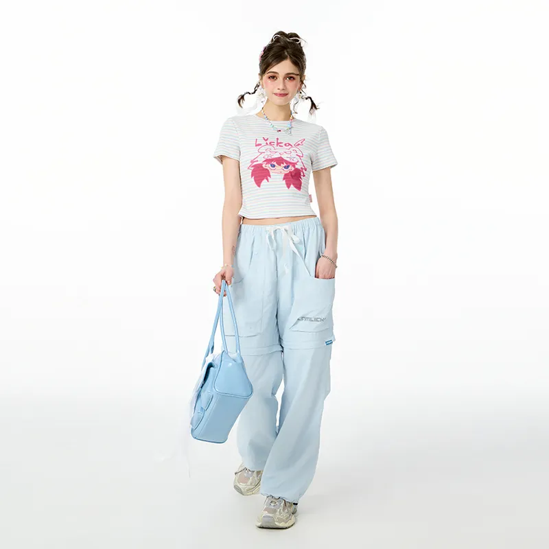 LAMLICKA Set in Sleeve T Shirt Women's-4