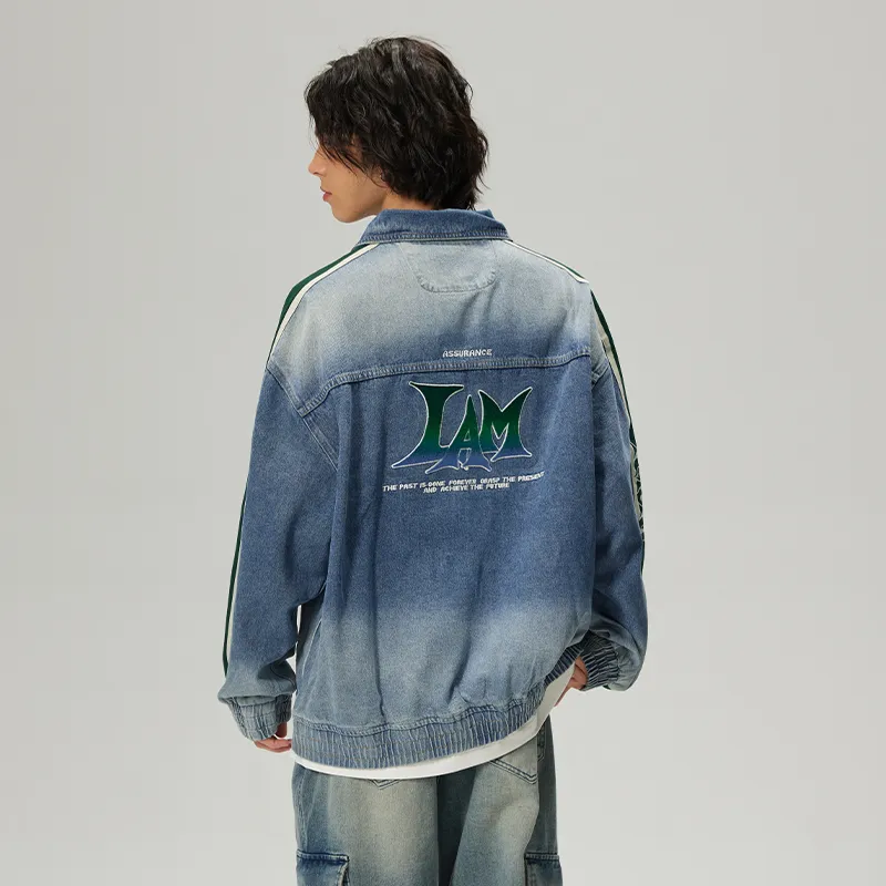 LAMLICKA Denim Jacket Unisex Blue-4
