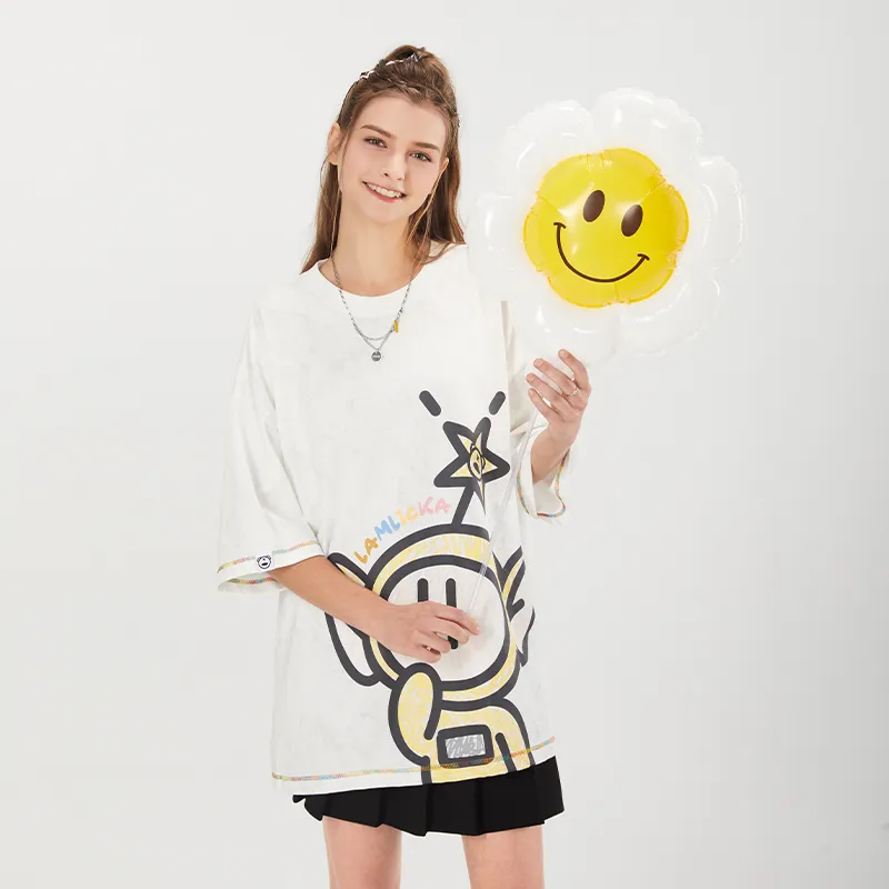 LAMLICKA x AIDEMENG T Shirt Unisex Apricot-9