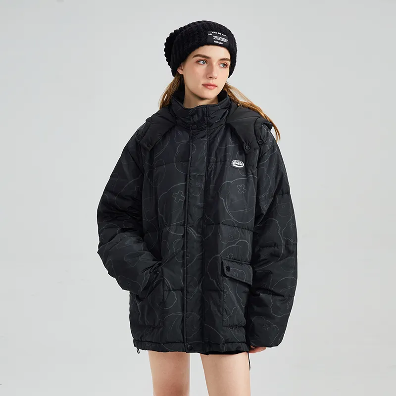 LAMLICKA Puffer Jackets Unisex Black-5