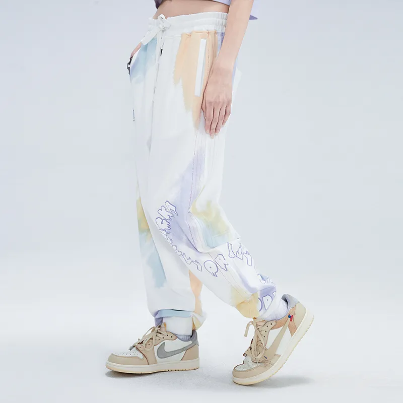 LAMLICKA Knitted Sports Pants Unisex White-4