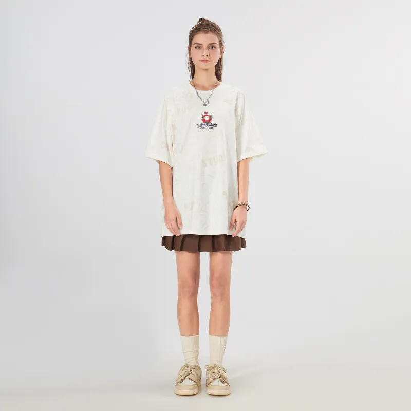 LAMLICKA x AIDEMENG LIANMINGKUAN T Shirt Unisex Apricot-3