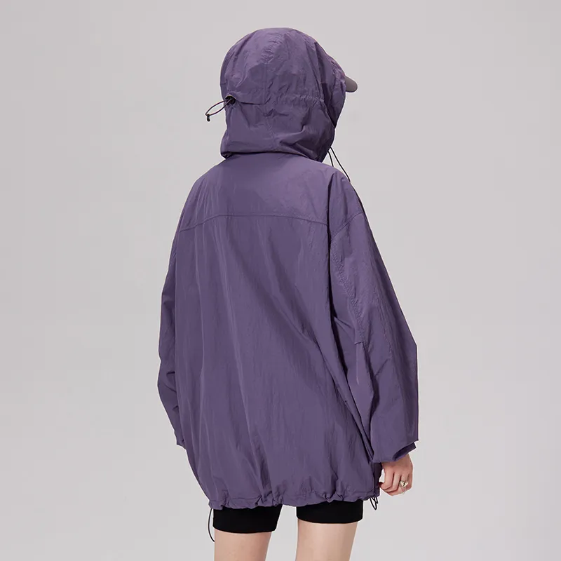 LAMLICKA Waterproof And Windproof Sun Protection Clothing Unisex Purple-4