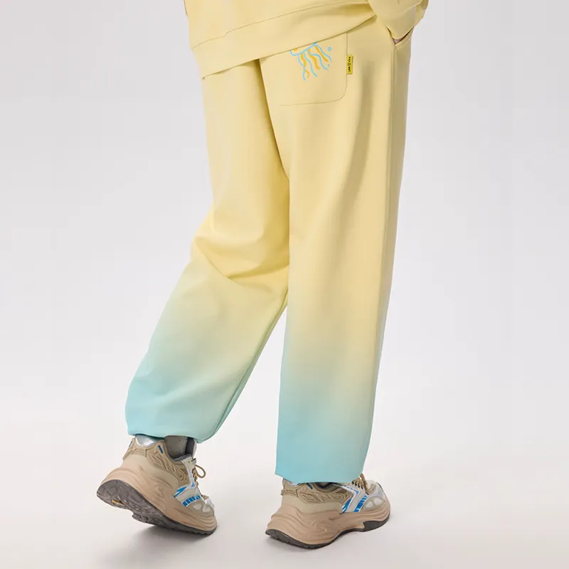 LAMLICKA Casual Pants Unisex Light Yellow-4