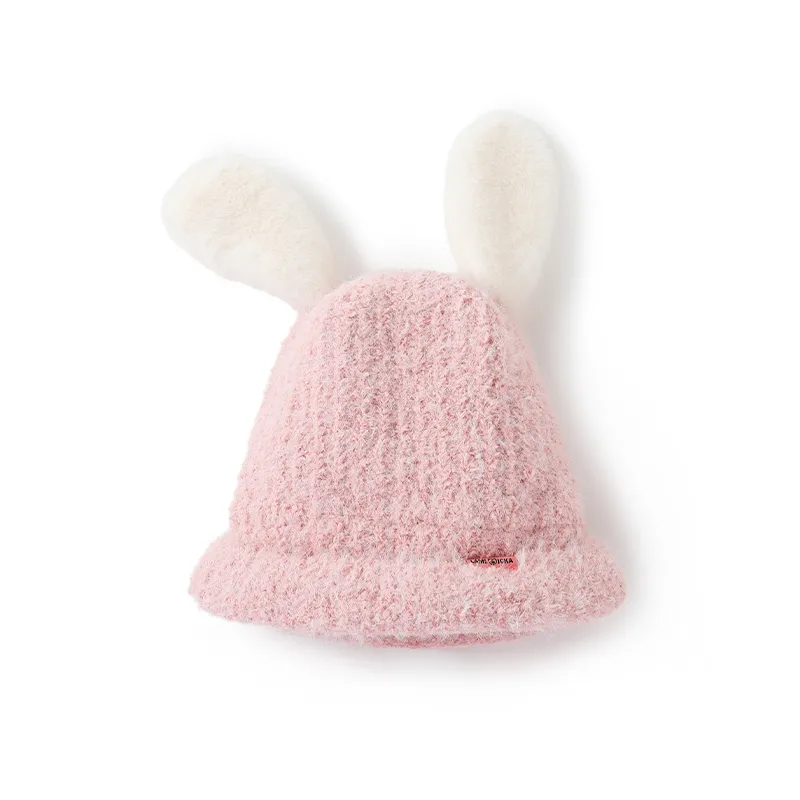 LAMLICKA Acrylic Beanies Women's Pink-2