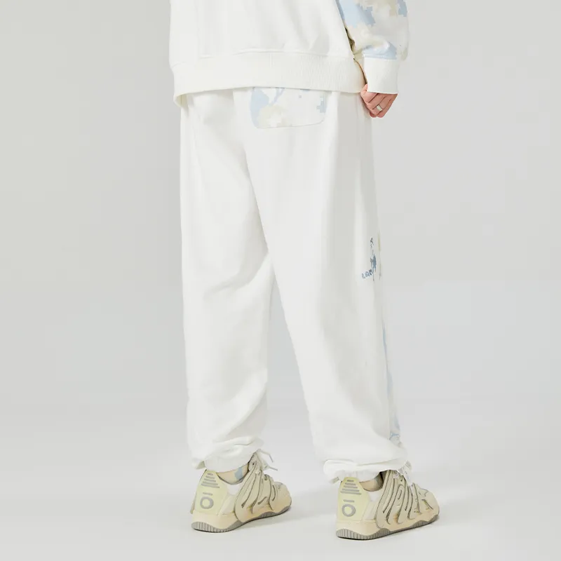 LAMLICKA 24SS Knitted Sports Pants Unisex White-6