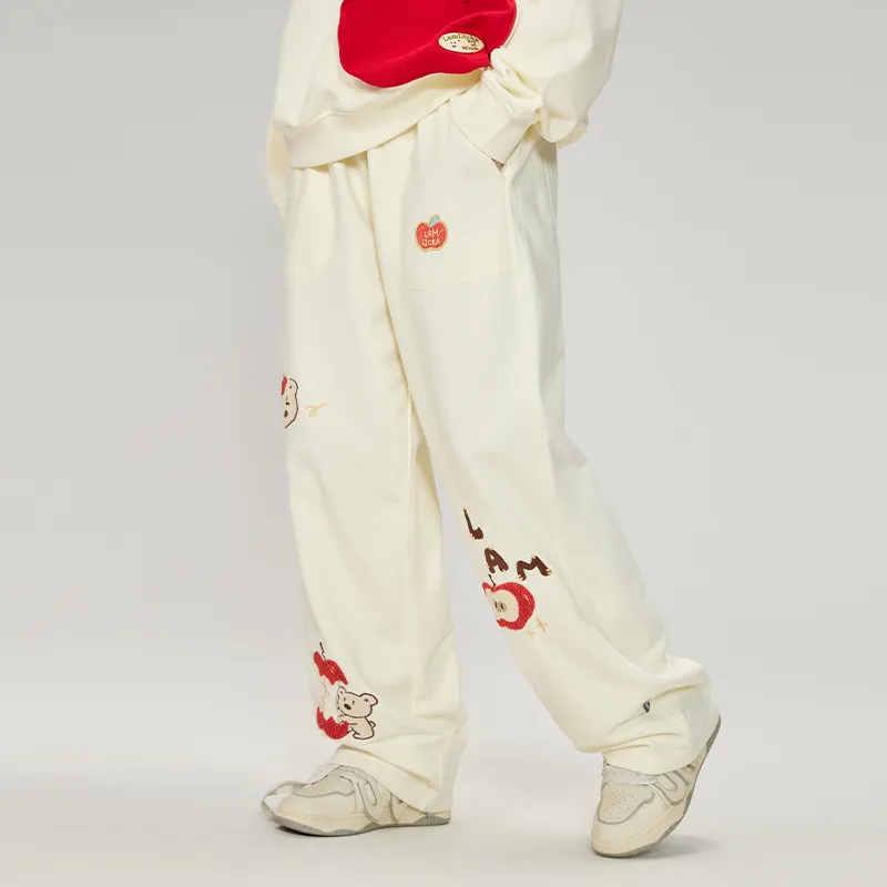 LAMLICKA Casual Pants Unisex Apricot-2