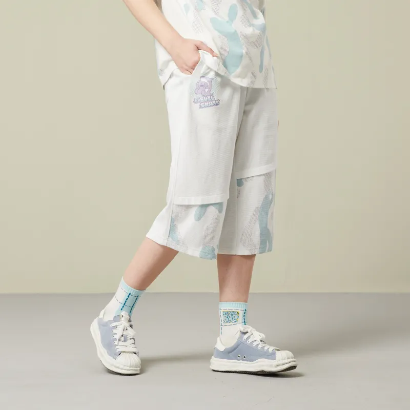 LAMLICKA Casual Pants Unisex White-3