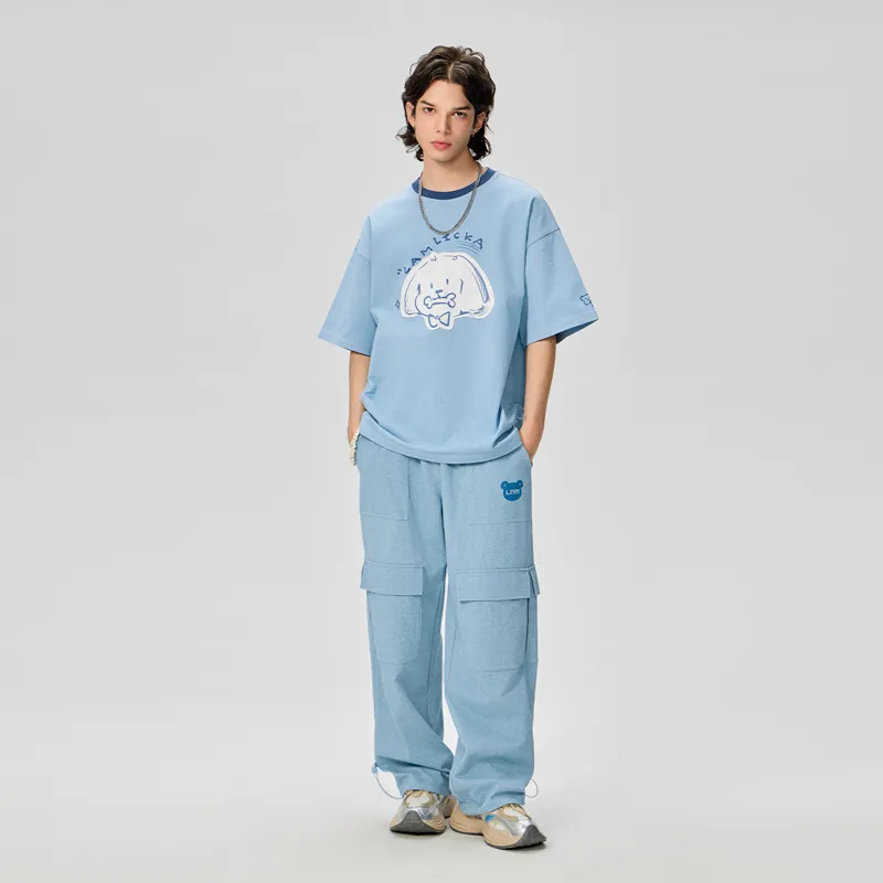 LAMLICKA T Shirts Unisex Blue-4