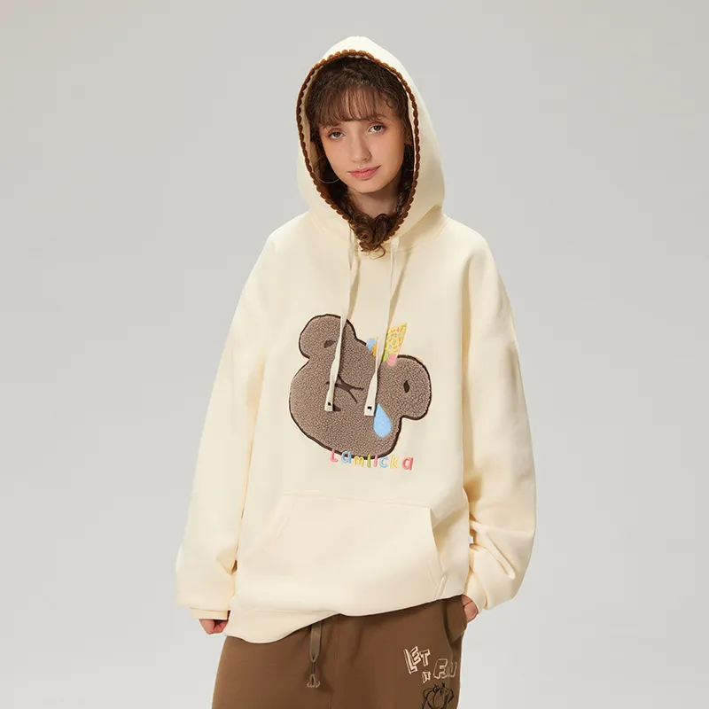 LAMLICKA Sweatshirt Unisex Apricot-3