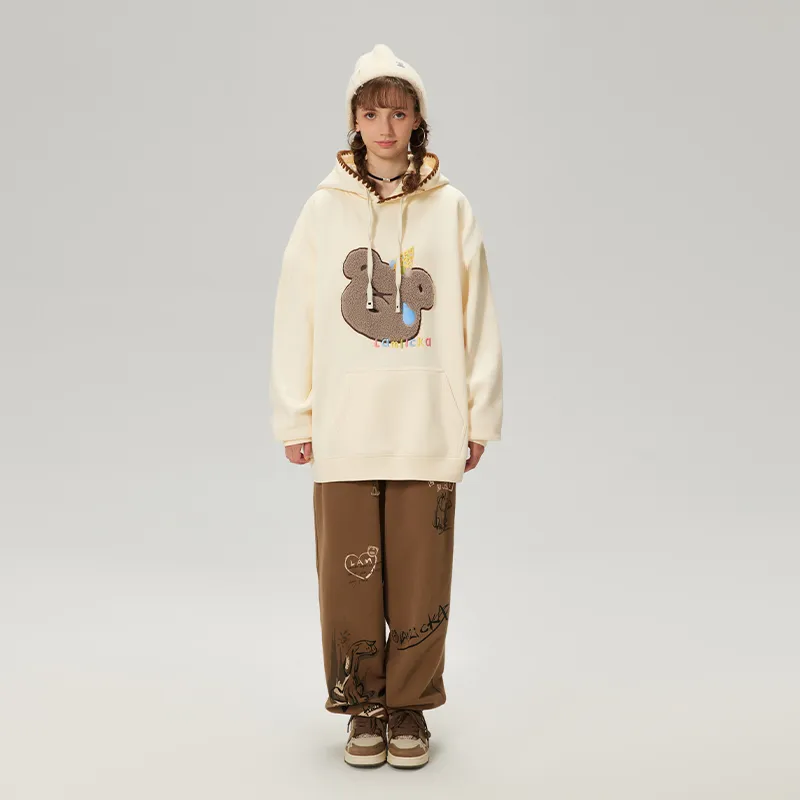 LAMLICKA Sweatshirt Unisex Apricot-5