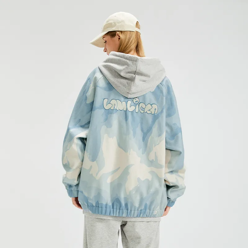 LAMLICKA Jackets Unisex Blue-6