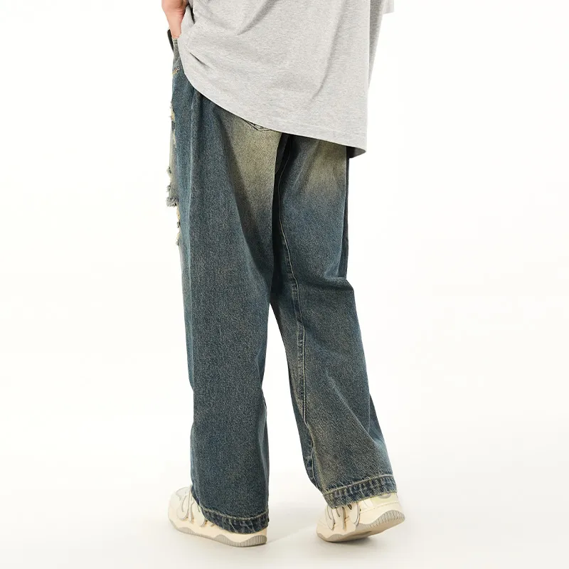 LAMLICKA Jeans Unisex Blue-5