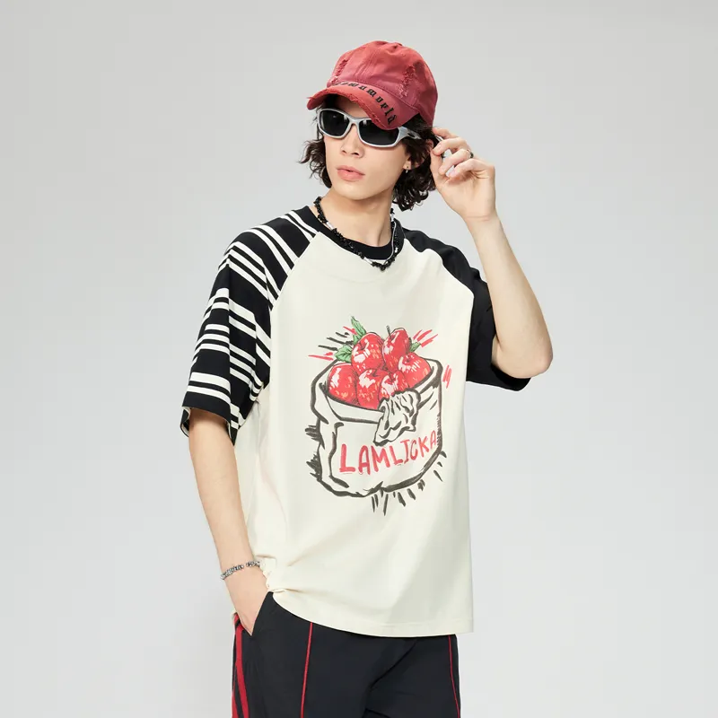 LAMLICKA T Shirt Unisex Apricot-6