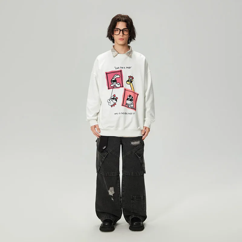 LAMLICKA x AIDEMENG LIANMINGKUAN Sweatshirt Unisex-17