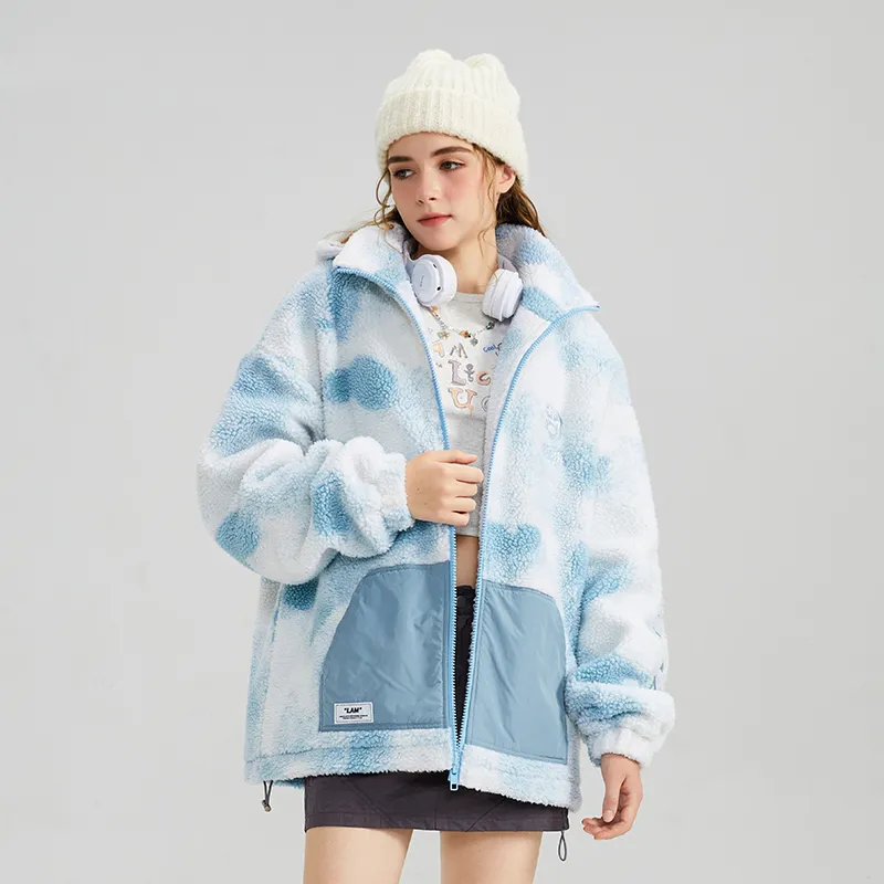 LAMLICKA Puffer Jackets Unisex Blue-5