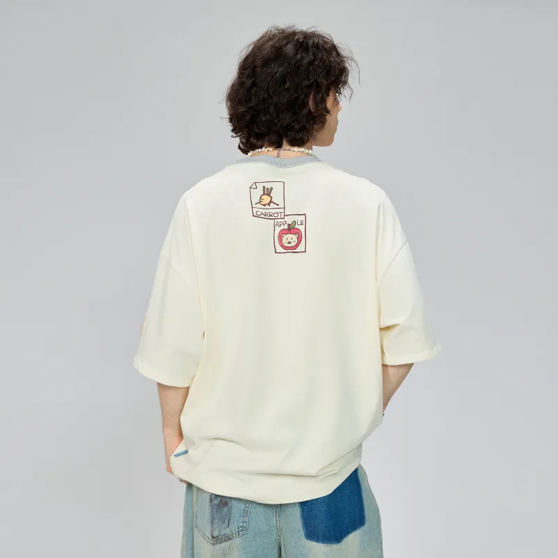 LAMLICKA T Shirt Unisex Apricot-2