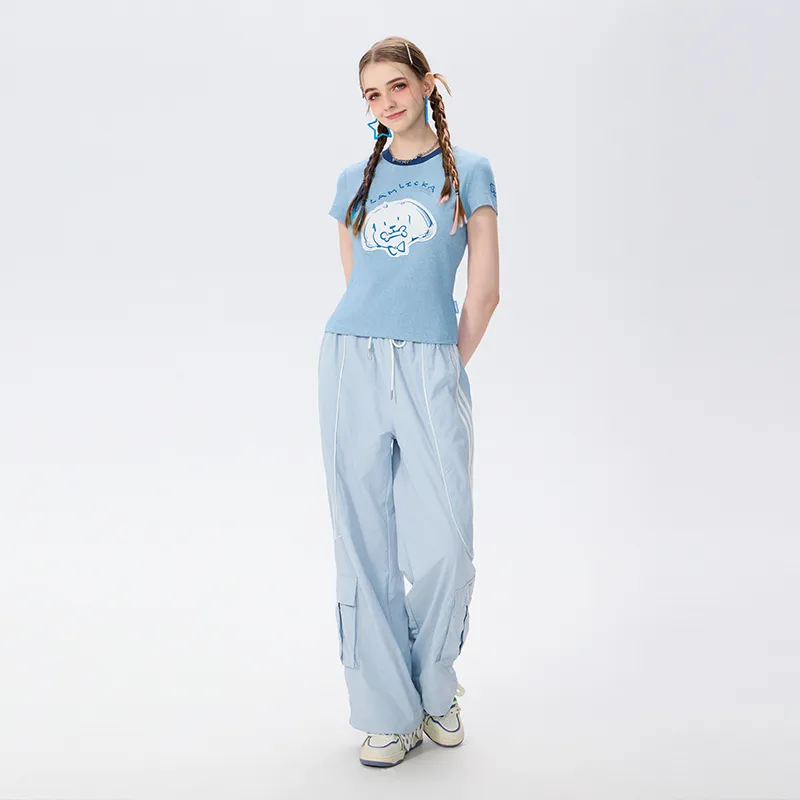 LAMLICKA Set in Sleeve T Shirt Women's-4