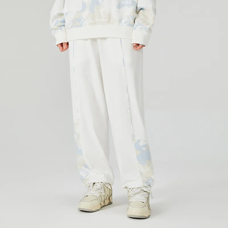 LAMLICKA 24SS Knitted Sports Pants Unisex White-7