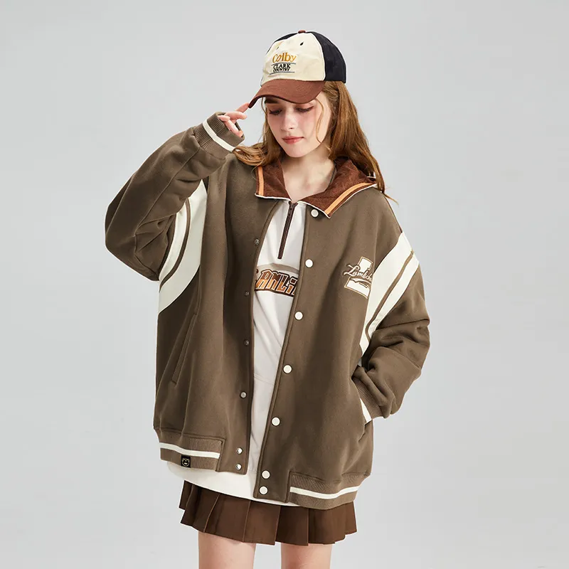 LAMLICKA Baseball Jerseys Unisex Coffee-6